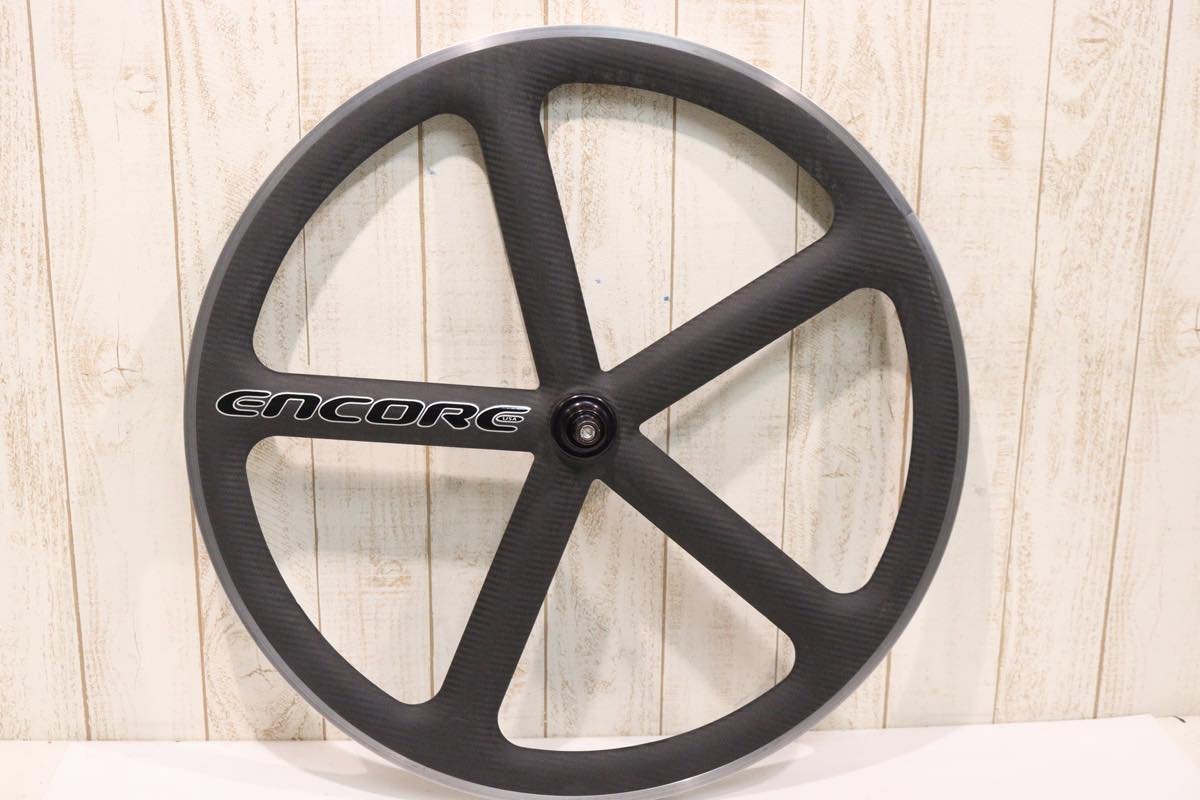 ○ENCOR アンコール カーボンバトン フロントホイール ピスト 美品