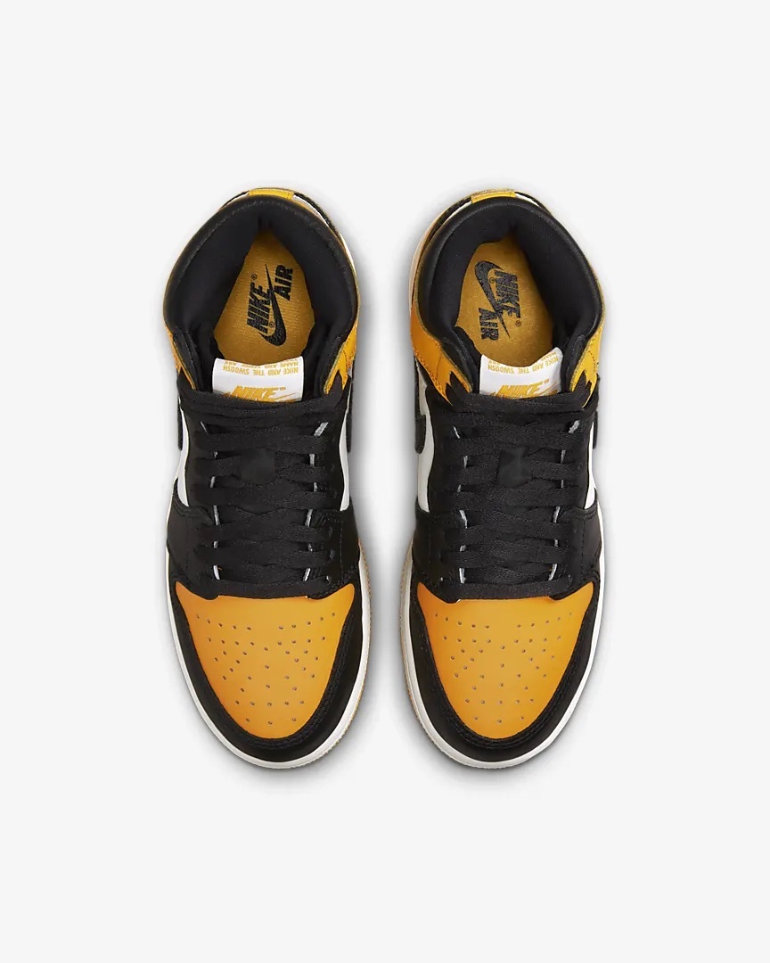 新品 NIKE AIR JORDAN 1 RETRO HIGH OG GS TAXI 24.5cm US6.5Y 国内