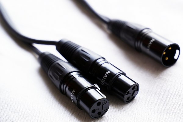 NANYI XLR スプリッター マイクケーブル 2XLRオス - XLRメス 0.5m_画像2