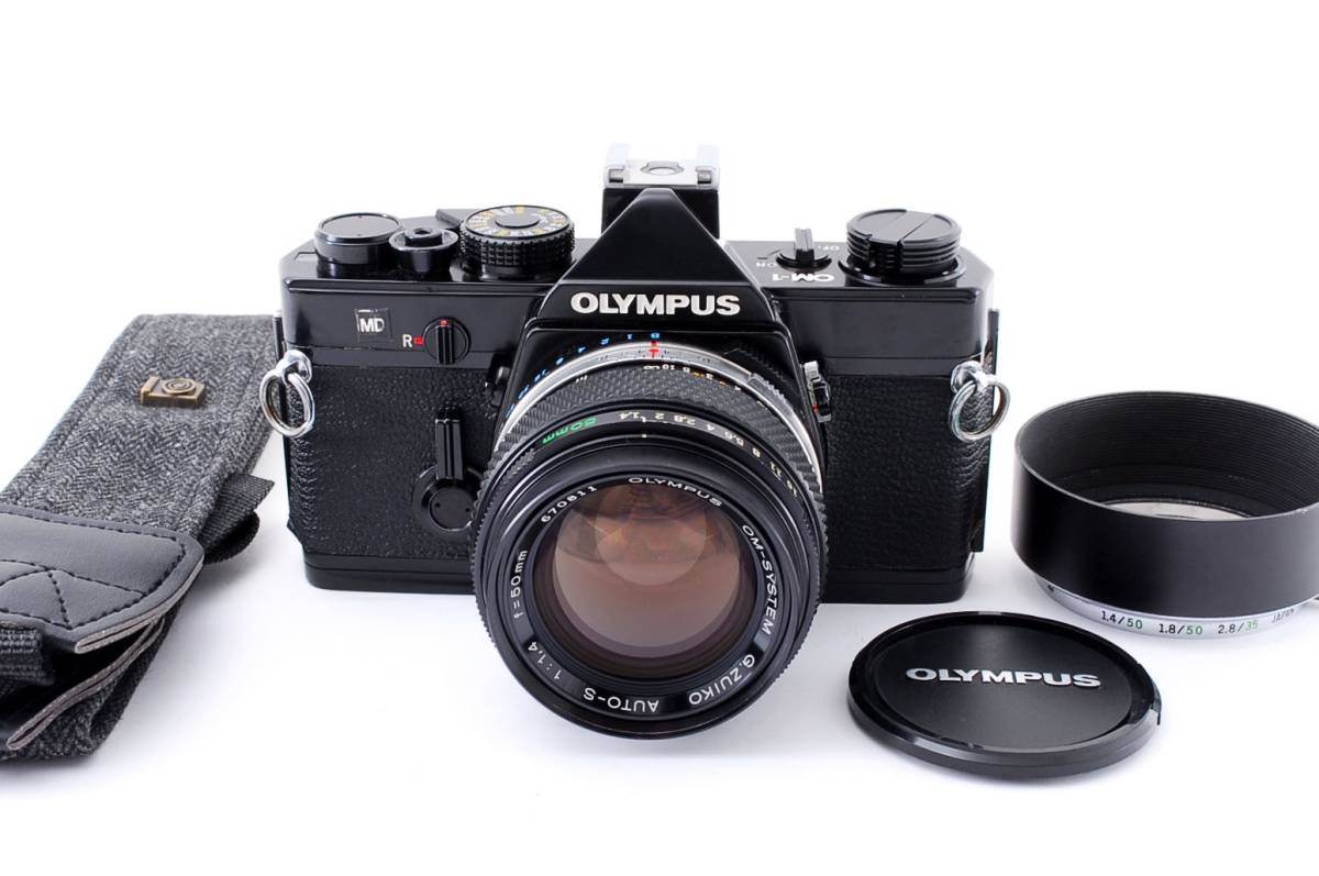 Olympus OM-1 MD ブラック + G.Zuiko Auto-S 50mm F1.4 [現状品