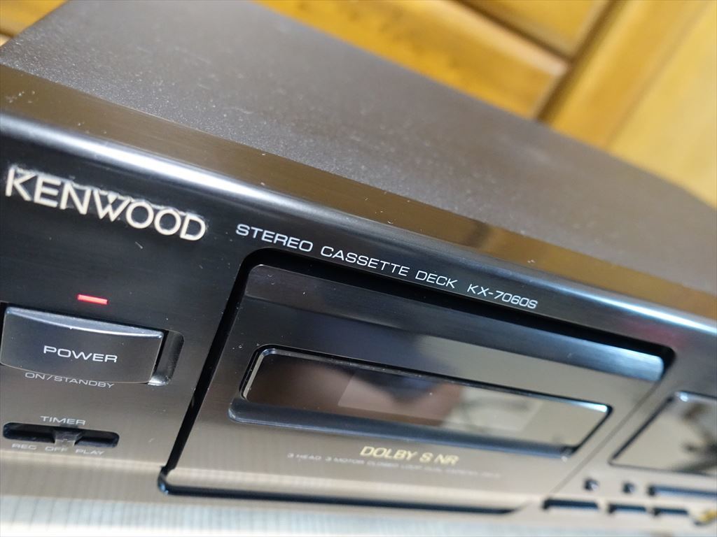 KENWOOD ” KX-7060S ” ケンウッド・3ヘッドカセットデッキ
