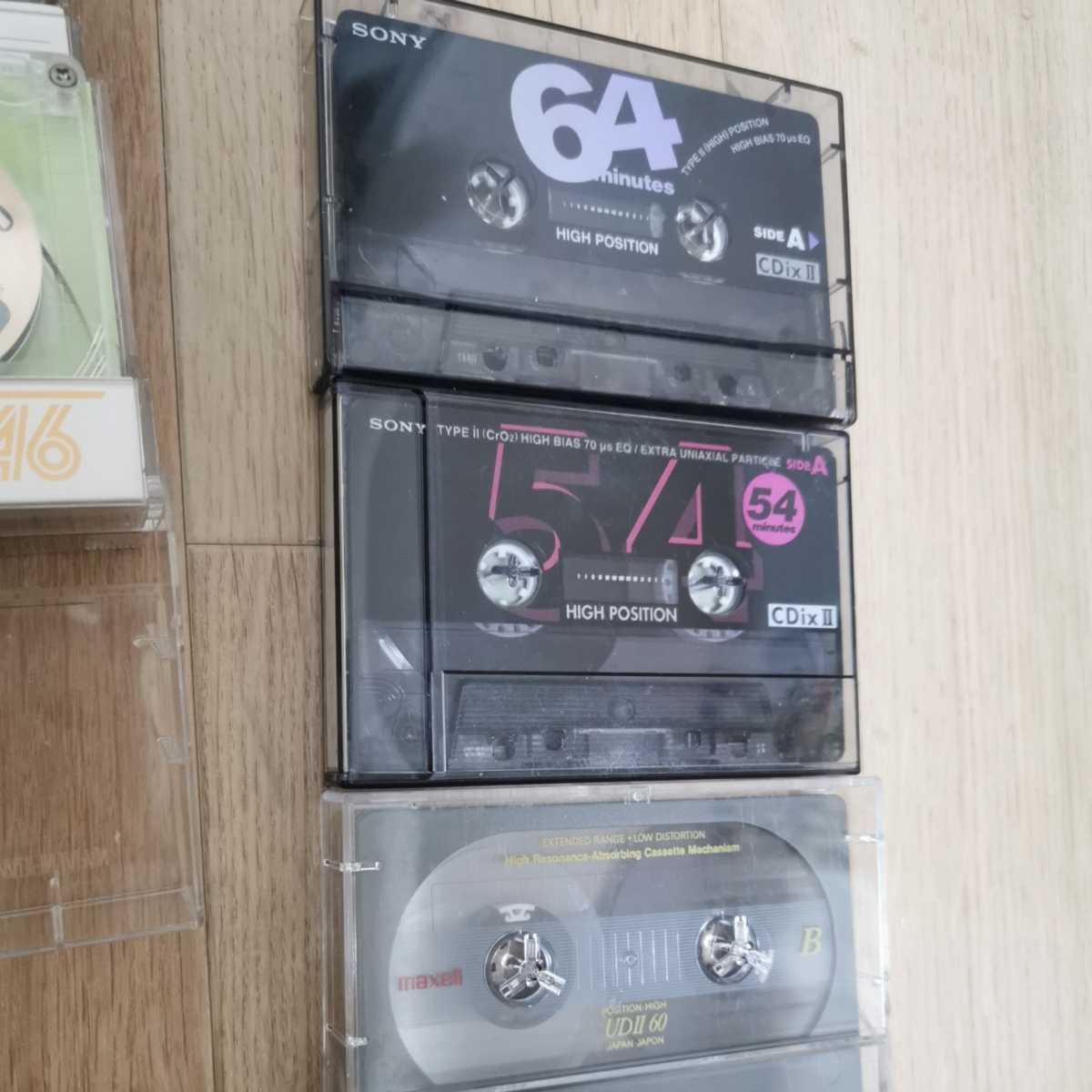 大阪発 カセットテープ 7本 セット SONY Metal Master 90分 TDK Fermo