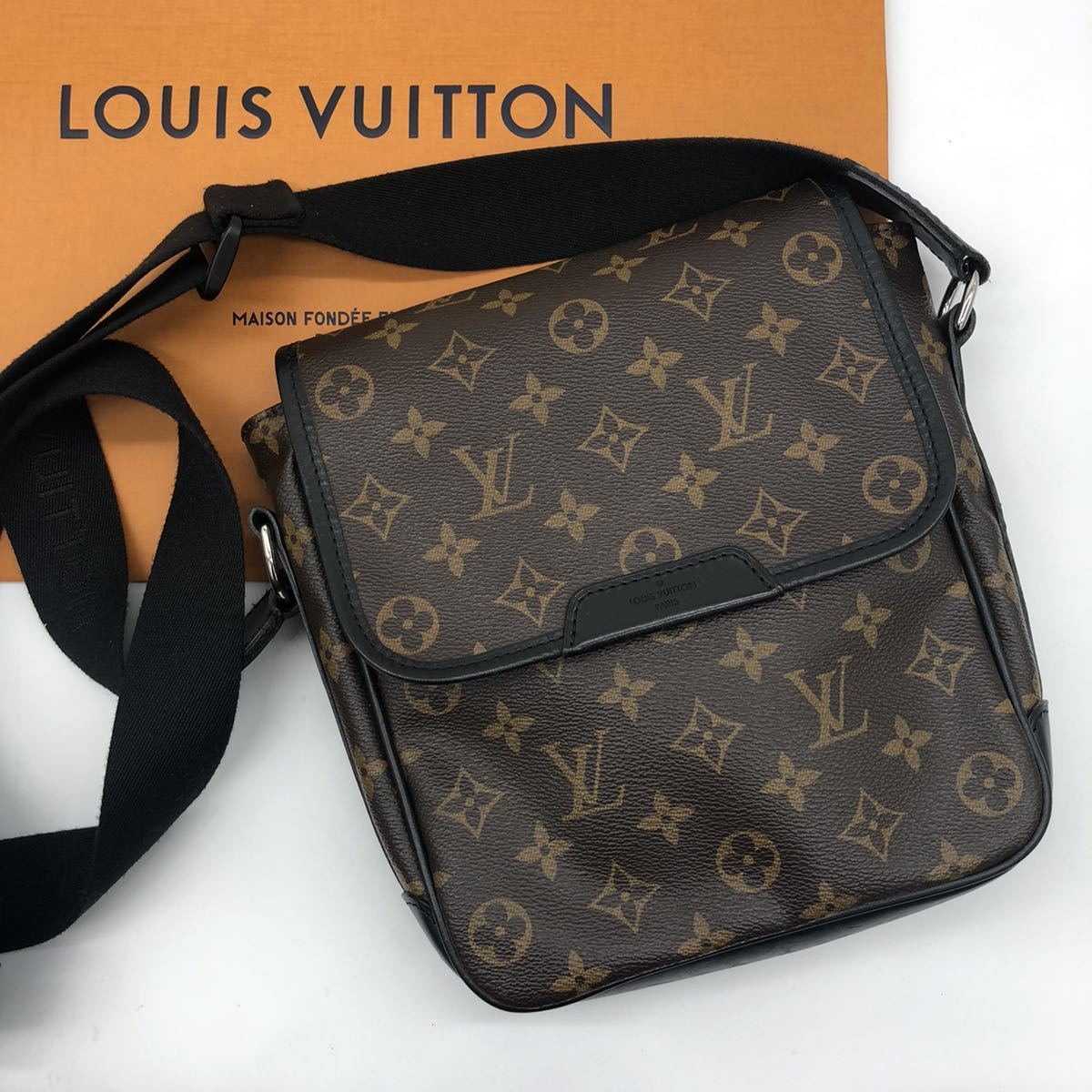 1円〜 【極美品】LOUIS VUITTON ルイヴィトン ダミエ マカサー バスPM