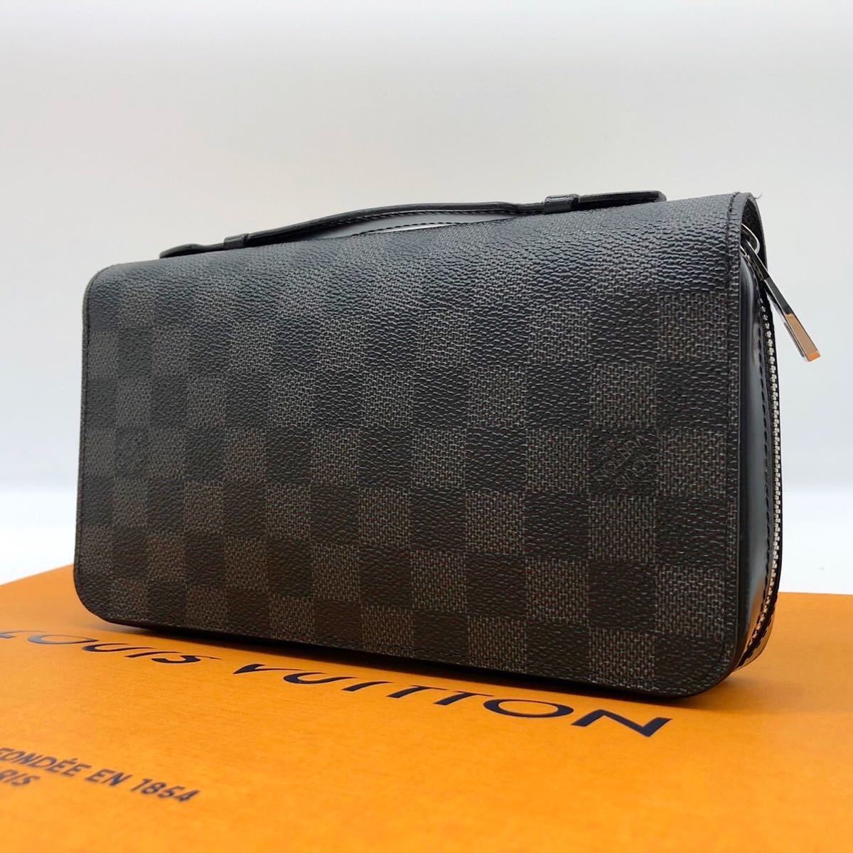 高品質新品 LOUIS VUITTON ラウンドファスナー長財布 タイガ ジッピー
