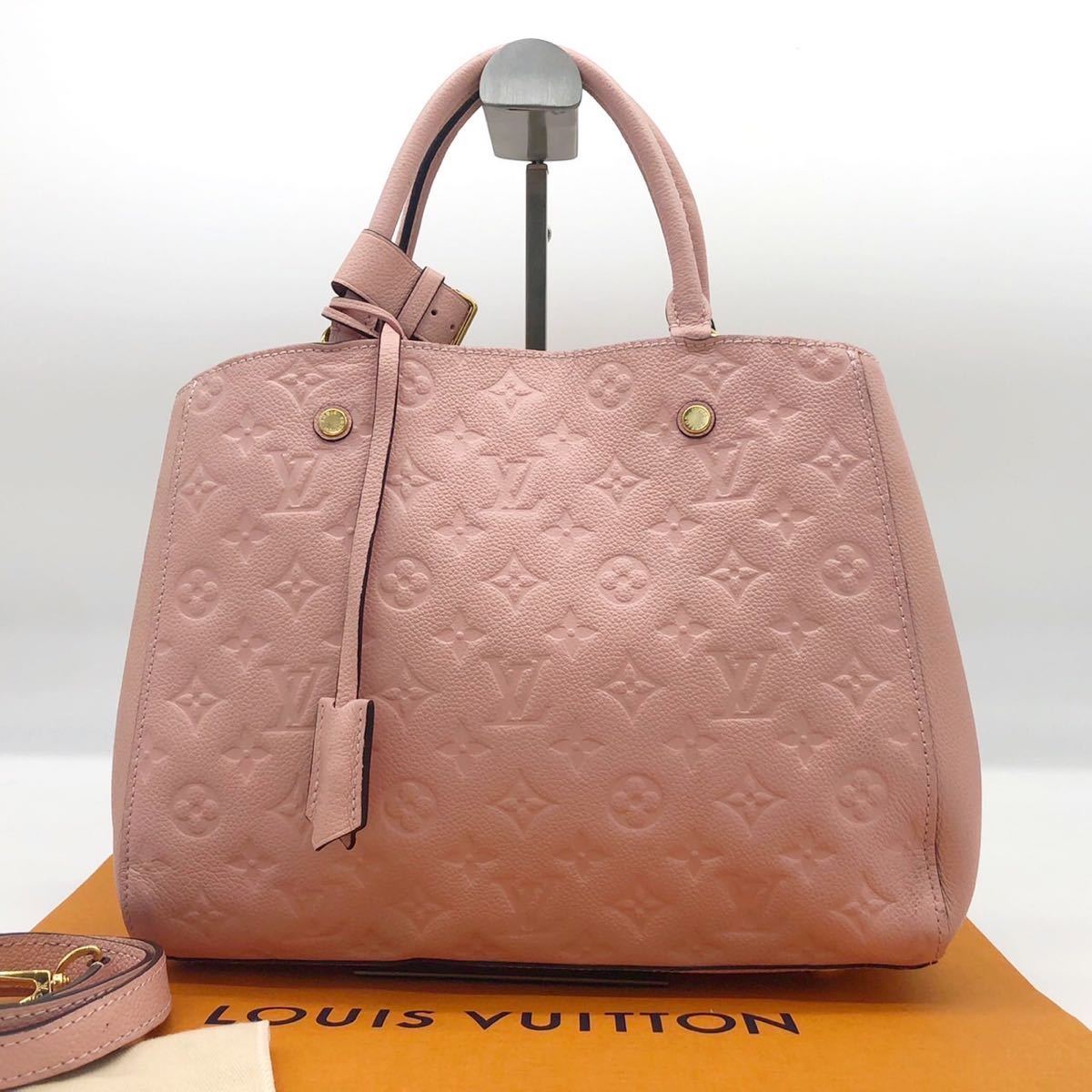 1円〜 【極美品】LOUIS VUITTON ルイヴィトン モンテーニュMM アンプラント モノグラム 2way ハンドバッグ ショルダーバッグ  M41757