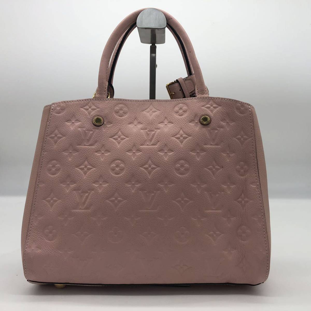 1円〜 【極美品】LOUIS VUITTON ルイヴィトン モンテーニュMM アンプラント モノグラム 2way ハンドバッグ ショルダーバッグ M41757_画像5