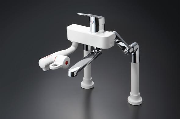 公式の  TOTO T336D 台付シングル混合水栓（先止め式、電器温水器用、飲料熱湯用、湯側角度規制）c キッチン蛇口、水栓