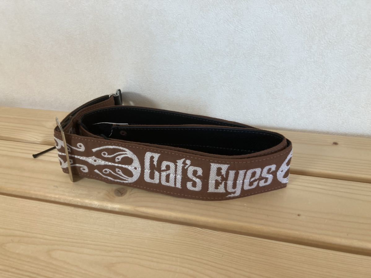 Cat’ Eyes キャッツアイ 東海楽器 ギター ストラップ 未使用 1970年代 当時物デッドストック ヴィンテージ ビンテージ アコースティック_画像1