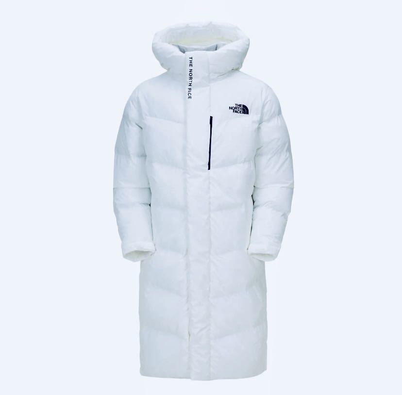 希少サイズ　美品　送料込　THE NORTH FACE ノースフェイスコート ロングダウンコート ダウンジャケット フード　パーカー　ホワイト　白