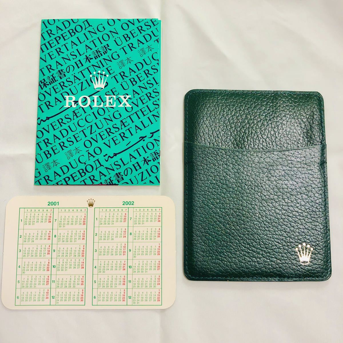 ヤフオク! - ROLEX ロレックス 付属品 カードケース カレンダー