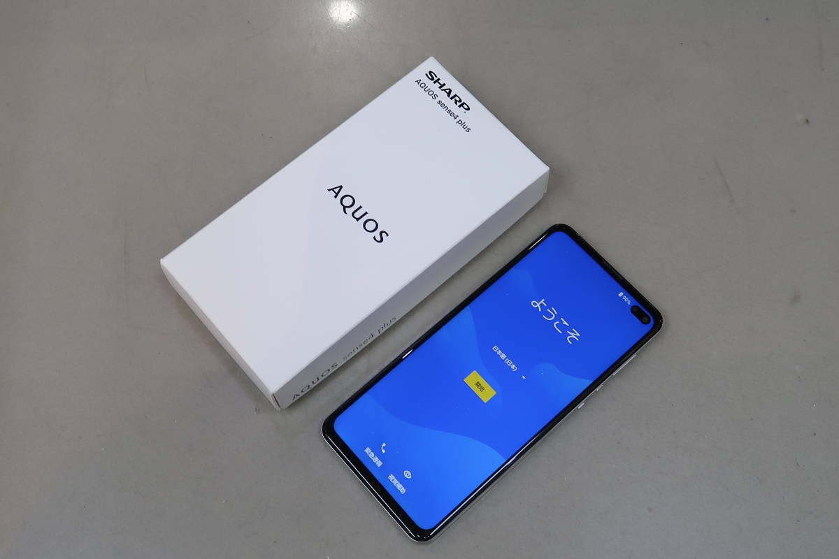 □□1円~SIMフリー シャープ SHARP SH-M16 AQUOS sense4 plus