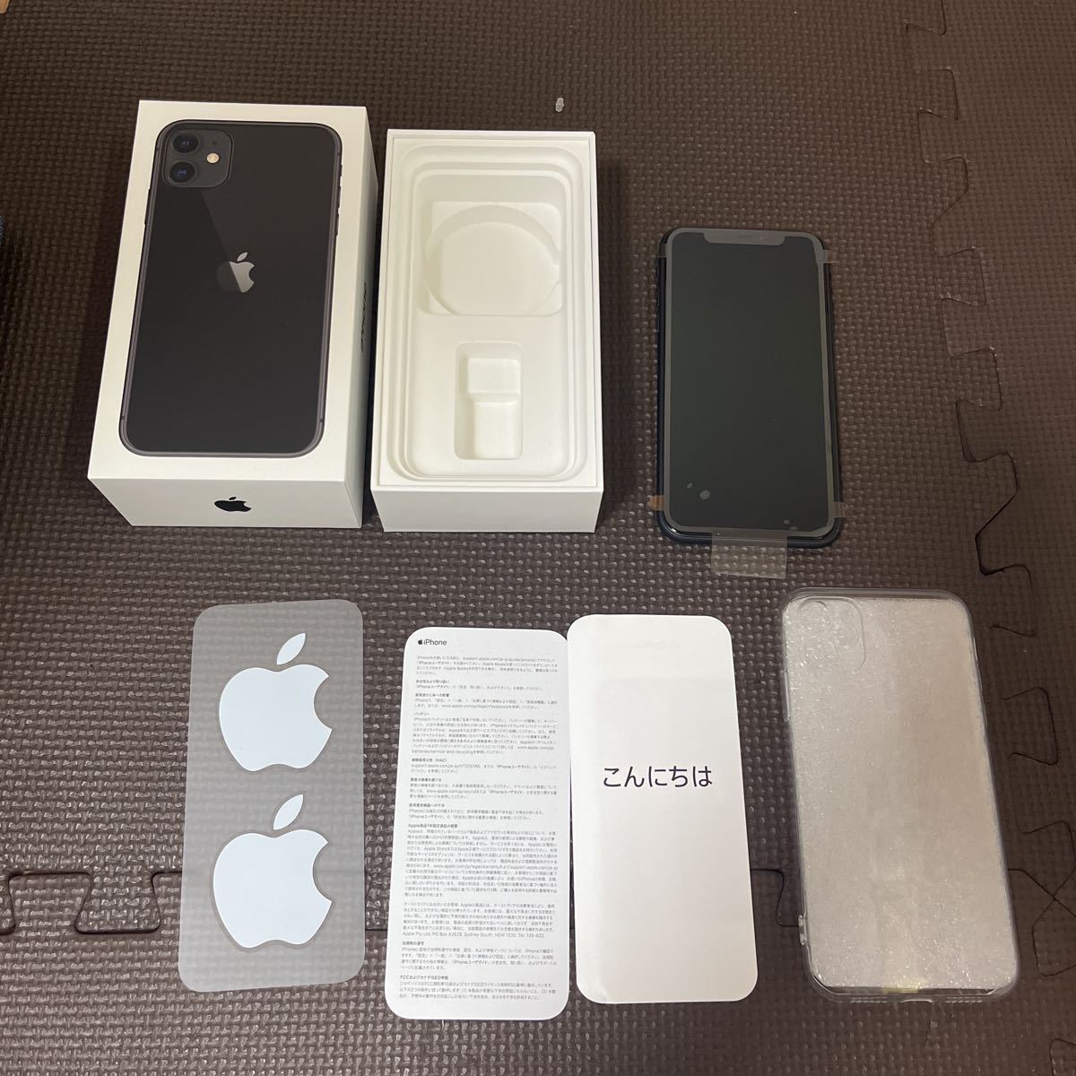 本体新品未使用 iPhone11 64G ブラック SIMフリー 付属品欠品有り