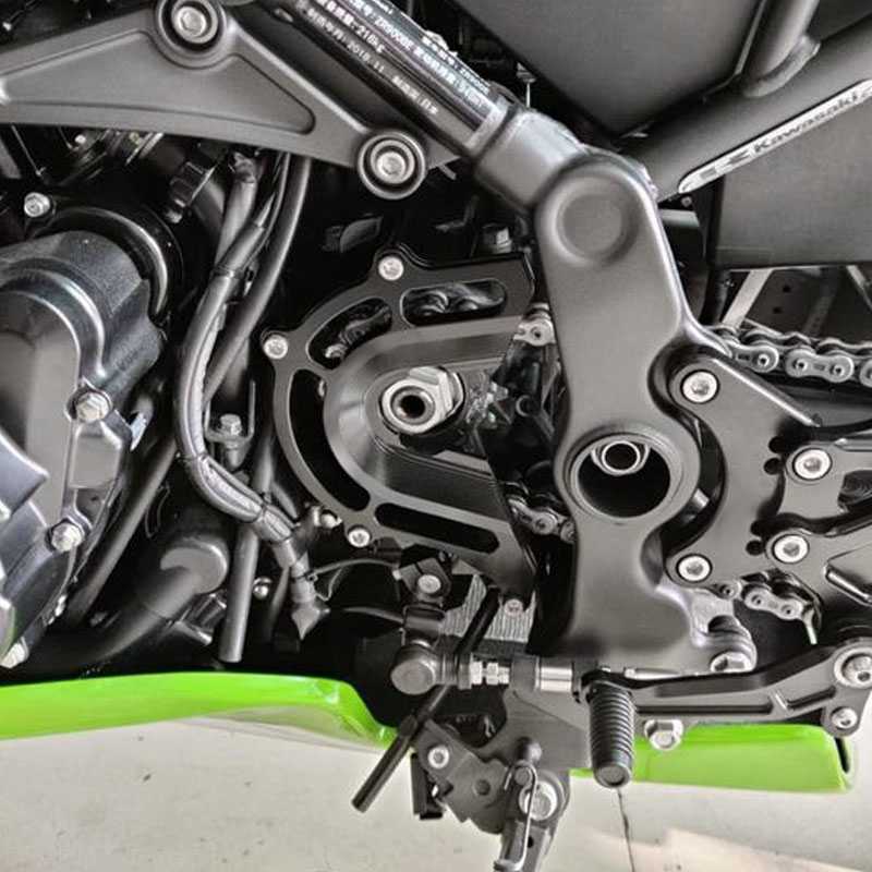 z900rs スプロケットカバー スプロケカバー チェーンガード 銀
