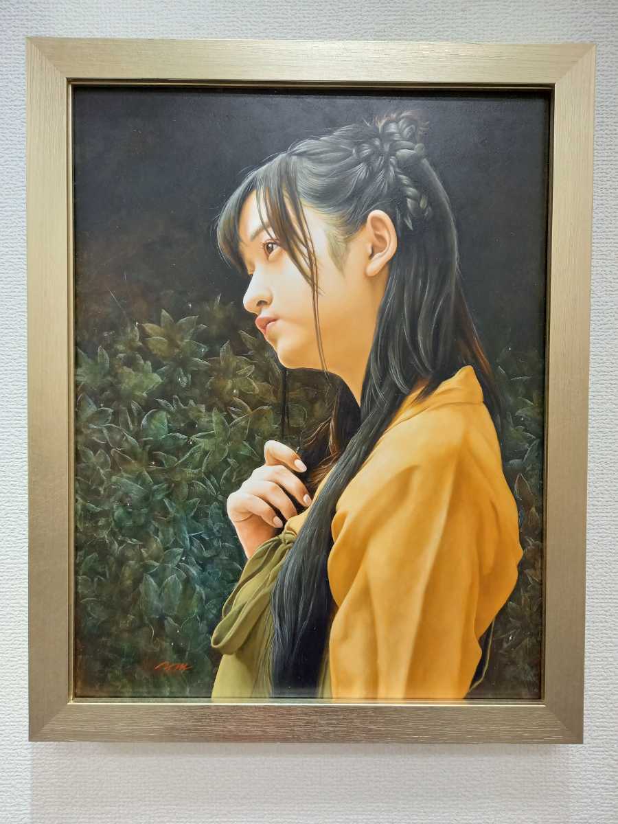 迫力のリアリズム人物画 三宅秀史 油彩テンペラ 真作保証 item details