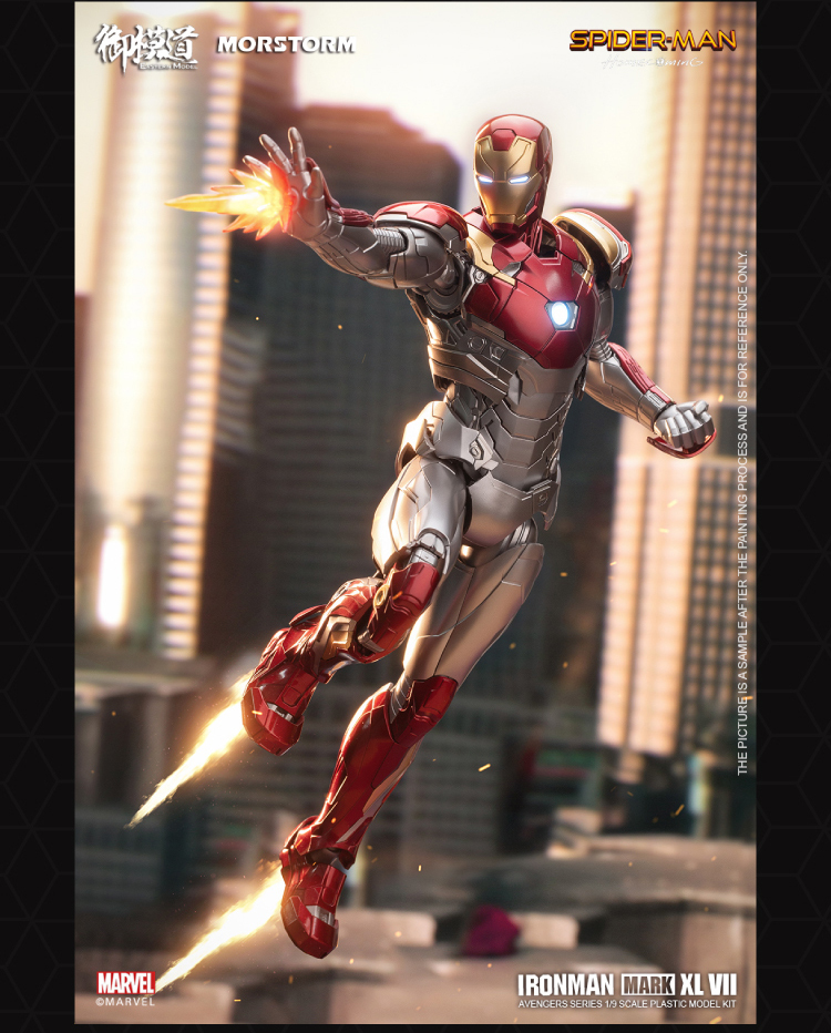 .. дорога 1/9 Ironman Mark 47 DX версия новый товар нераспечатанный стандартный товар ma- bell Tony Star k пластиковая модель IRONMAN MK46