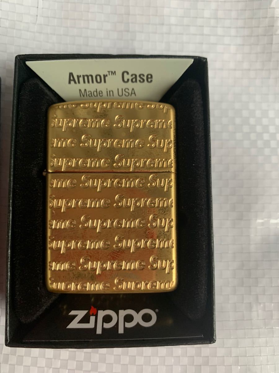 Supreme Repeat Engraved Zippo