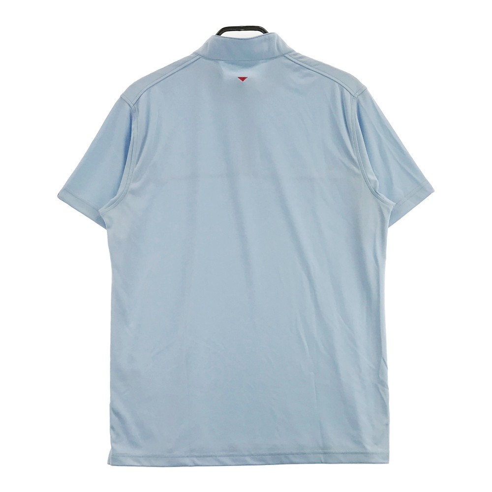 AND PER SE アンパスィ 2021年モデル ハーフジップ半袖Tシャツ ブルー系 LL [240001788965] ゴルフウェア メンズ_画像2