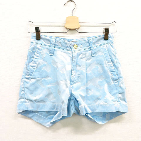 マークアンドロナ ブルー ショートパンツ ciaoz2u.com