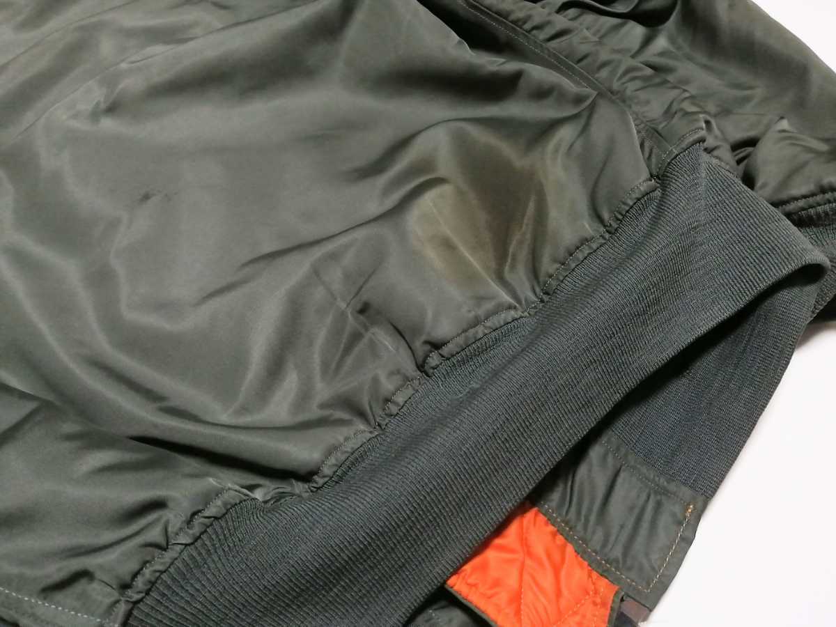 60s 米軍 実物 MA-1 62年 SKYLINE CLOTHING 社製 MIL-J-8279C MEDIUM