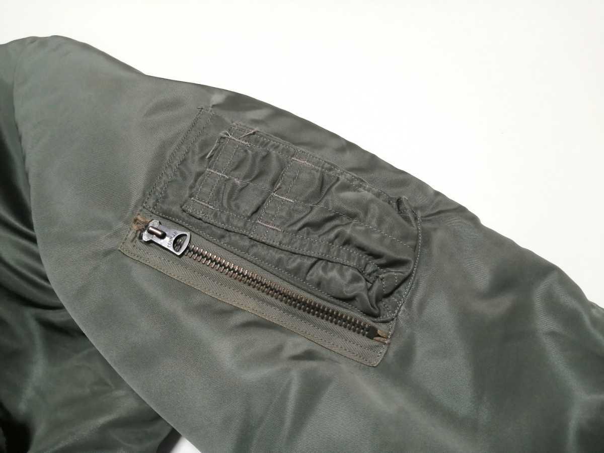 60s 米軍 実物 MA-1 62年 SKYLINE CLOTHING 社製 MIL-J-8279C MEDIUM