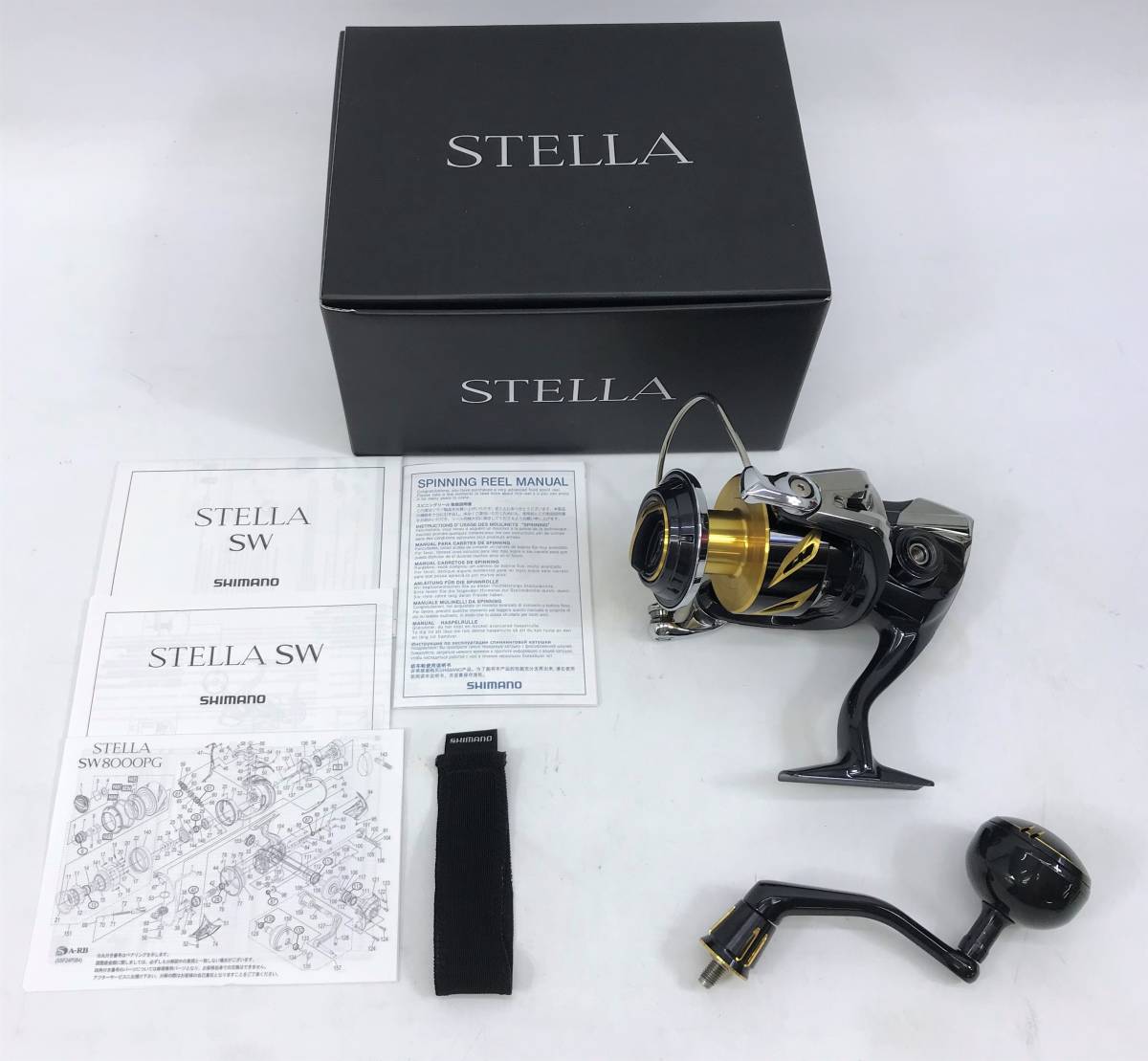 □【/60】SHIMANO シマノ 19 ステラSW 8000HG スピニングリール