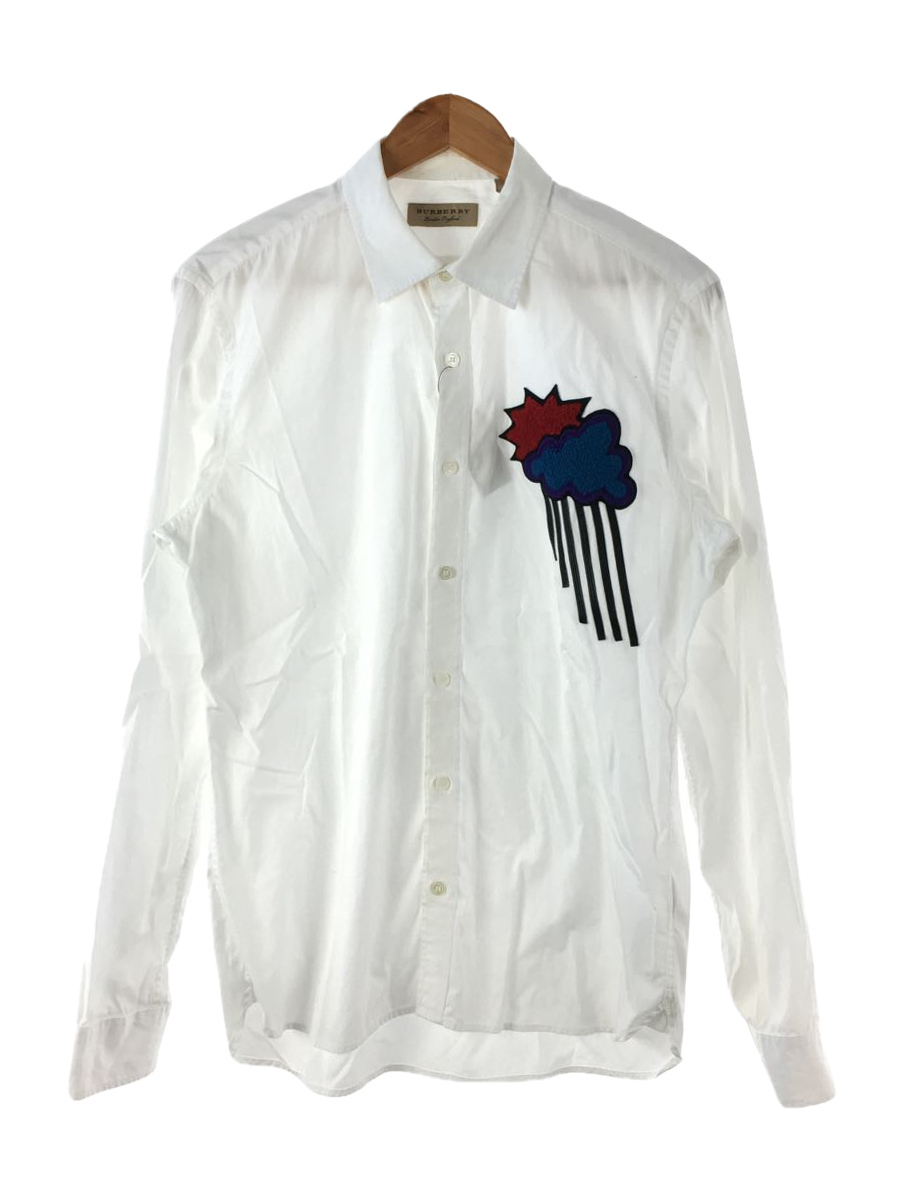 BURBERRY◇バーバリー/長袖シャツ/L/コットン/WHT umbandung.ac.id