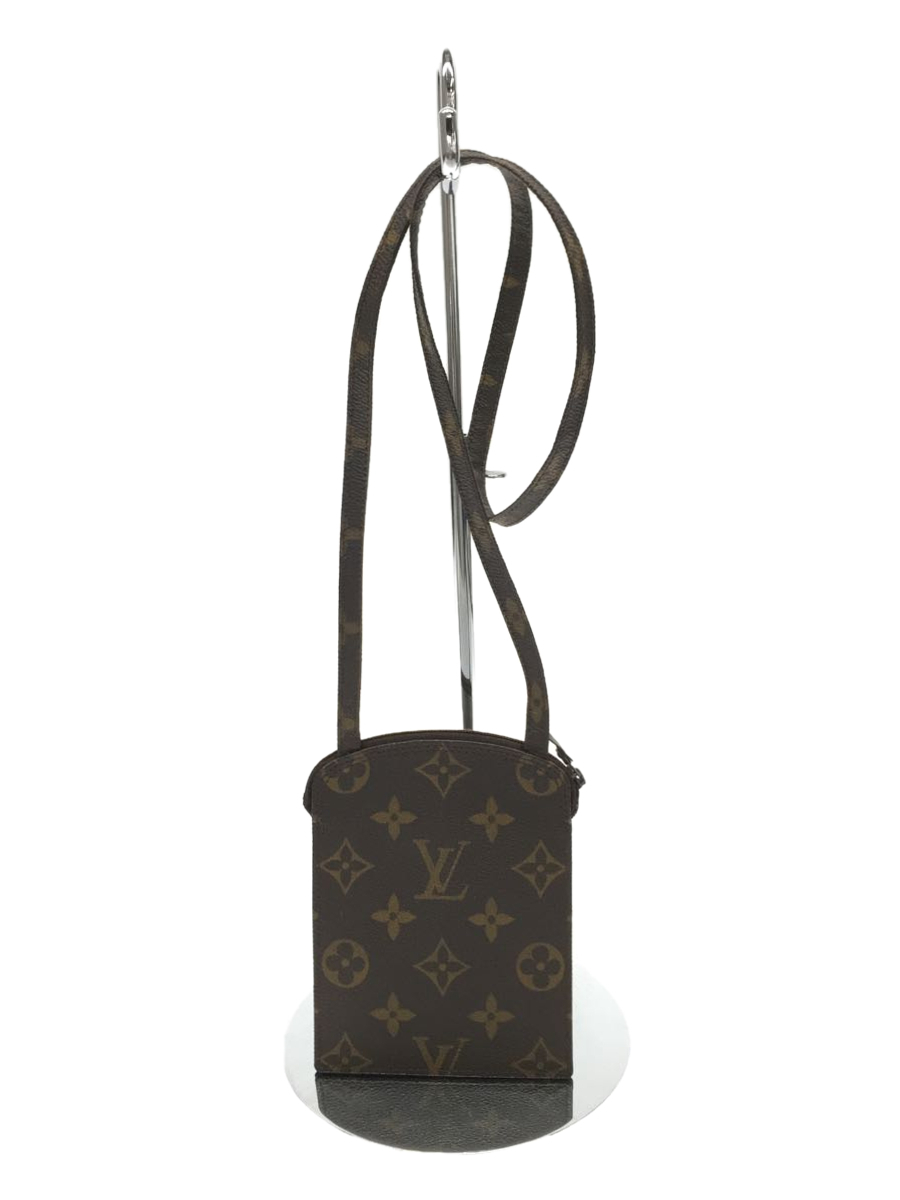 LOUIS VUITTON◇ポシェット・セクレ_モノグラム_BRW/ショルダーポーチ