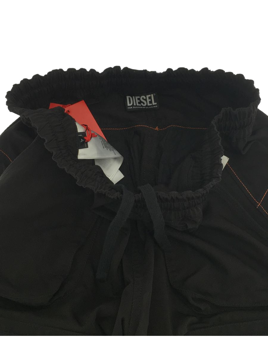 DIESEL◇22ss/P-MIRTA-NL/カーゴパンツ/ボトム/M/ナイロン/BLK/無地