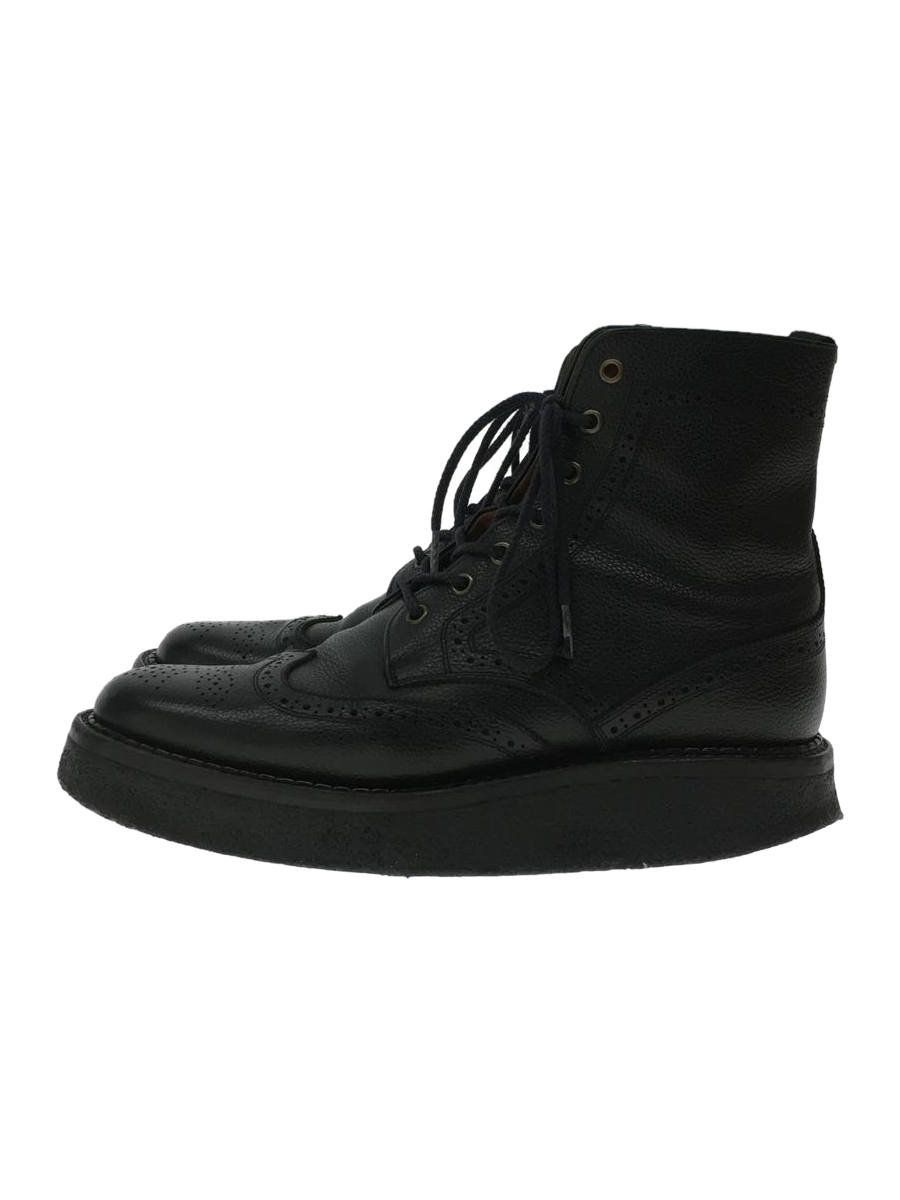 foot the coacher◇レースアップブーツ/UK6/BLK/レザー umbandung.ac.id