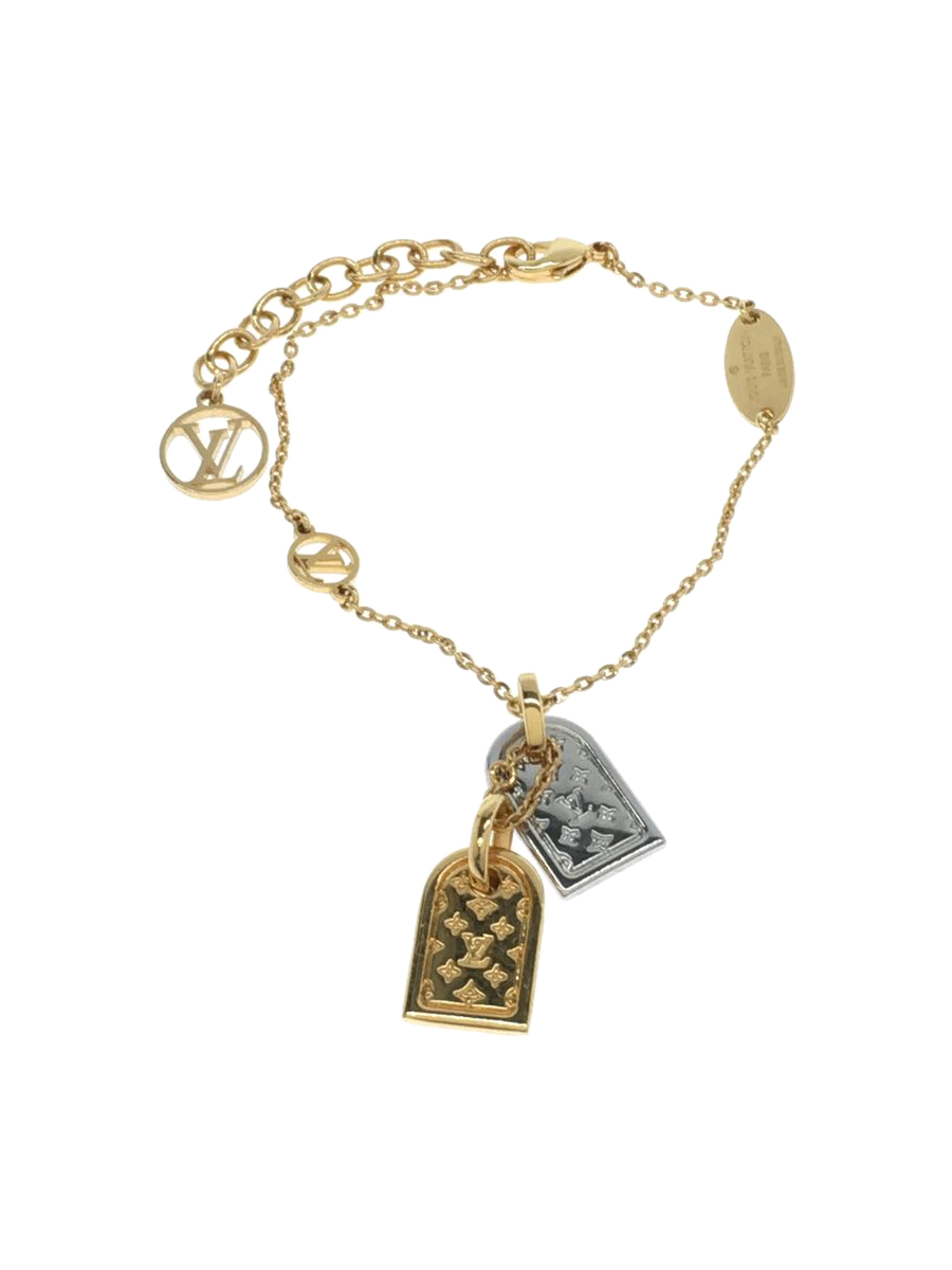 LOUIS VUITTON◇ブレスレット・ナノグラム_GLD/メッキ/GLD/M63142