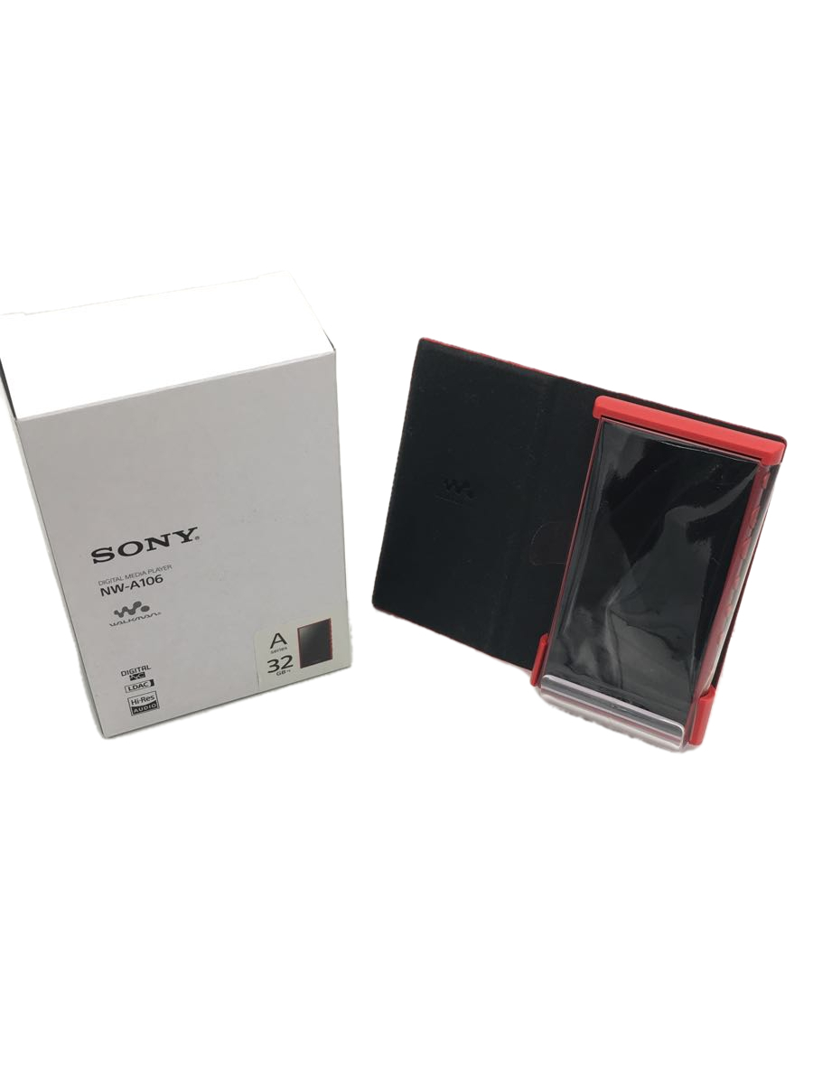 SONY◇デジタルオーディオプレーヤー(DAP) NW-A106 (R) [32GB レッド