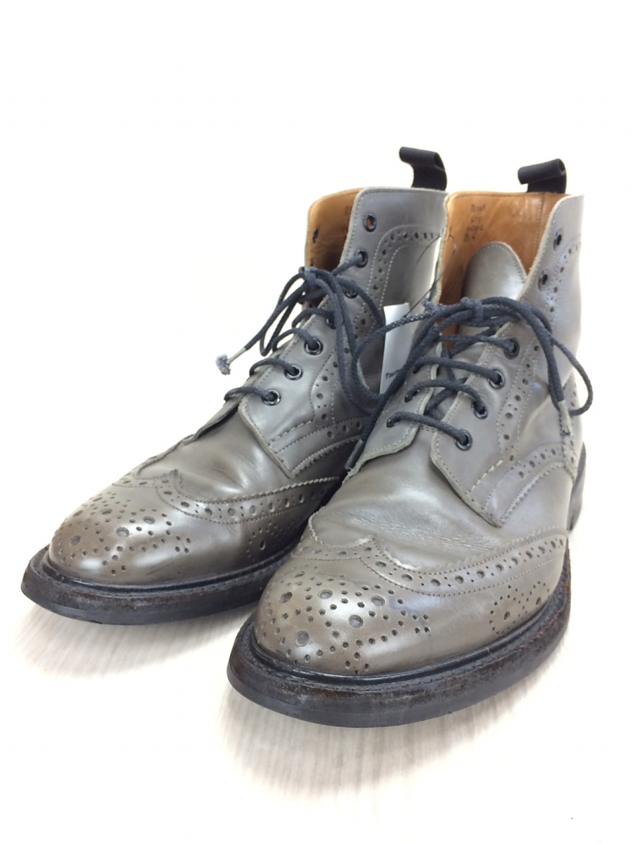 Tricker's◇×Paul Smith/ポールスミス/レースアップブーツ/UK8.5/KHK