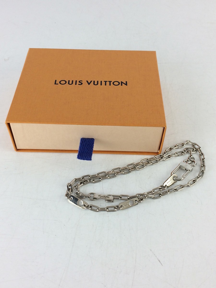 LOUIS VUITTON◇コリエ・LVステープルエディション/-/SLV