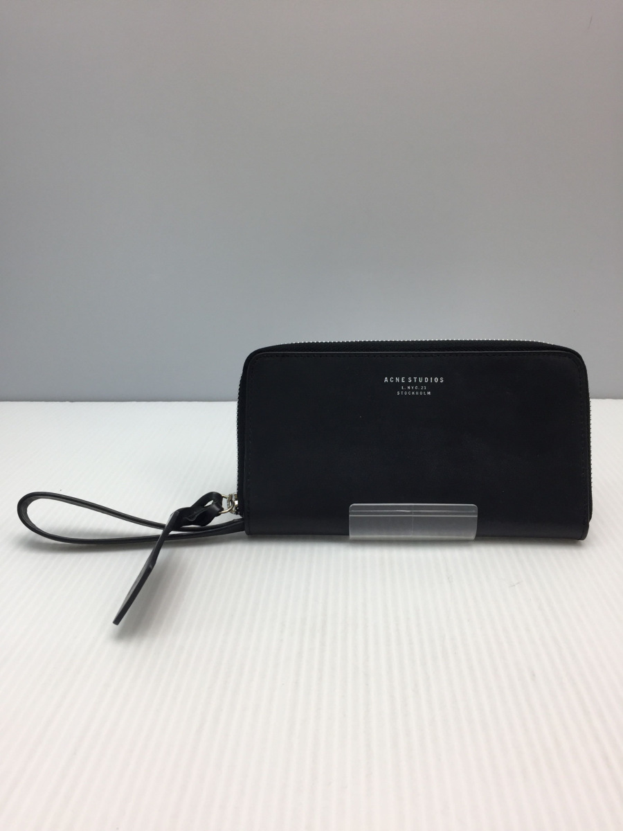 Acne Studios(Acne)◇Acne Studios(Acne)/長財布/レザー/BLK www.la