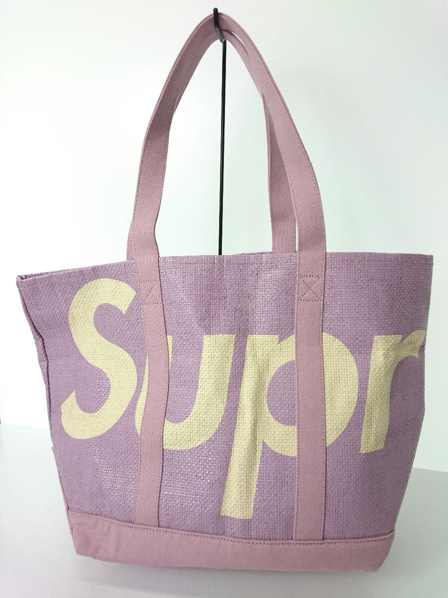 Supreme◇20ss/Raffia Tote/ラフィアトートバッグ/トートバッグ/-/PUP