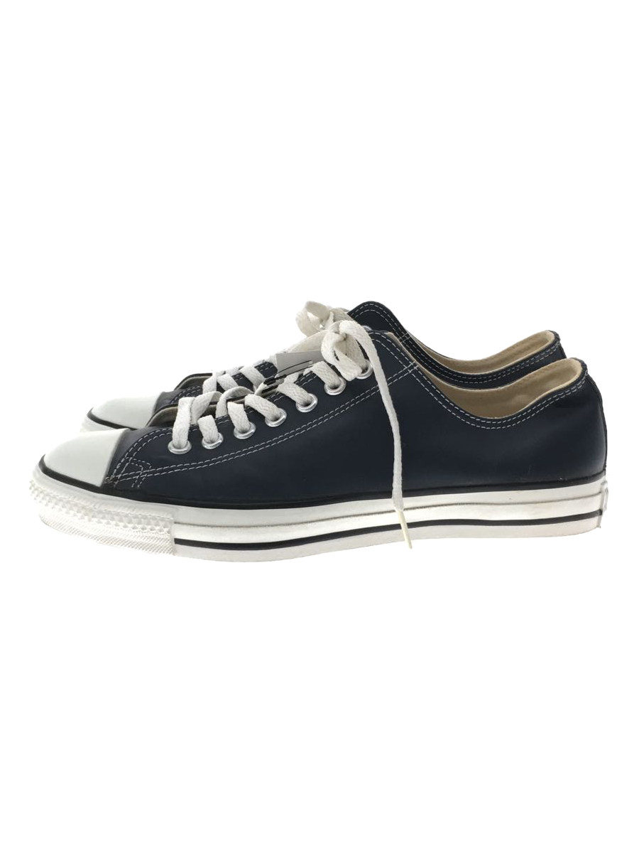 CONVERSE◇USA製/90s/ローカットスニーカー/US9/NVY/レザー/ALL STAR