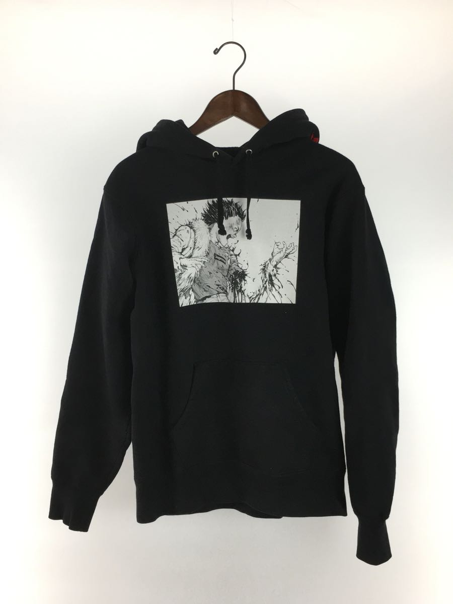 Supreme◇17AW/AKIRA Arm Hooded Sweatshirt/パーカー/S/コットン/BLK