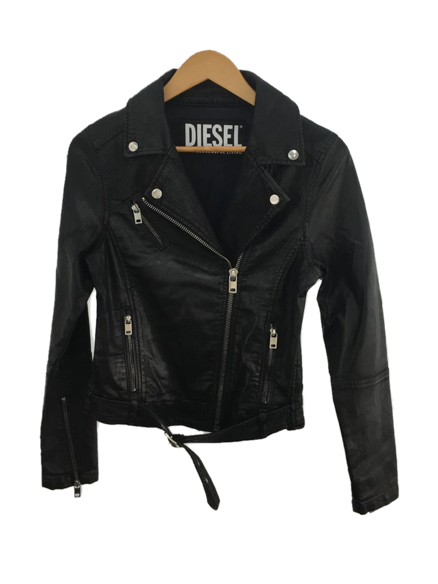 品質のいい DIESEL レザー ライダース シングル ジャケット ディーゼル