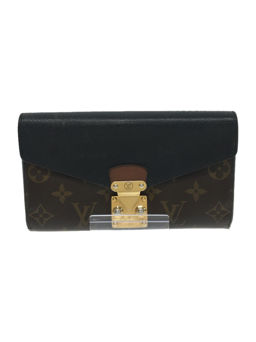 LOUIS VUITTON◇ポルトフォイユ・パラス_パラスモノグラム_ノワール