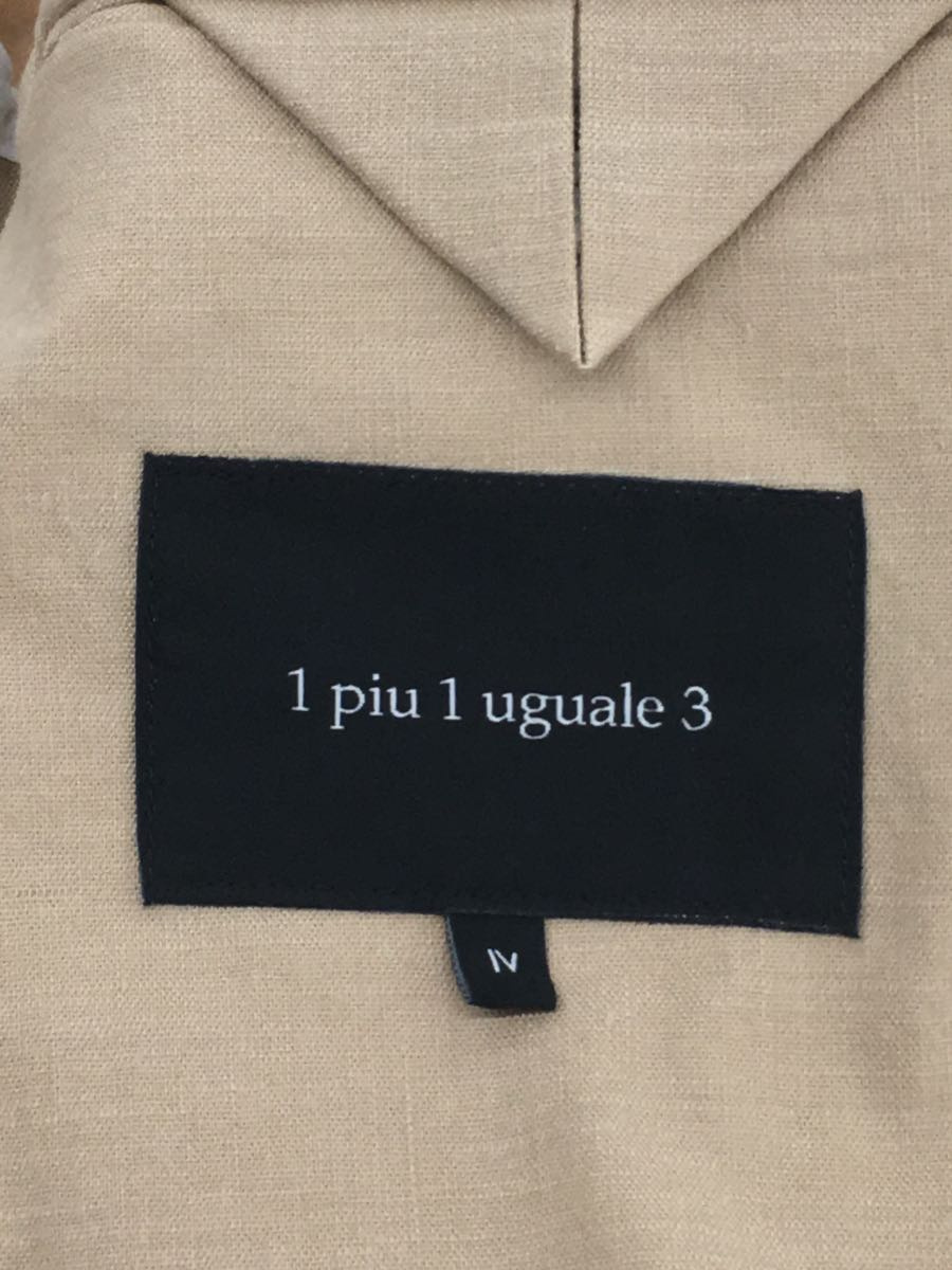 1piu1uguale3◇GOETHE JACKET/テーラードジャケット/4/リネン/BEG