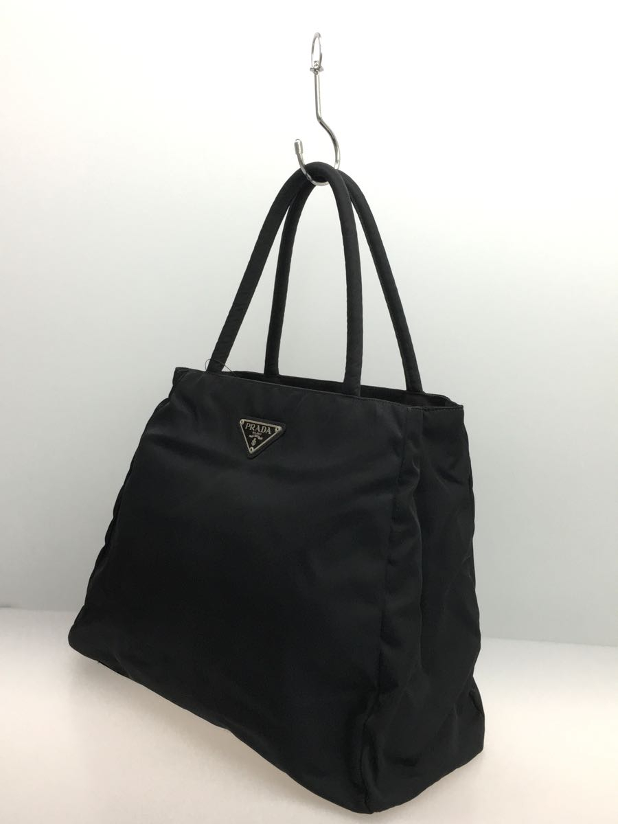 PRADA◇トートバッグ/ナイロン/ブラック/底型崩れ有 | alfasaac.com