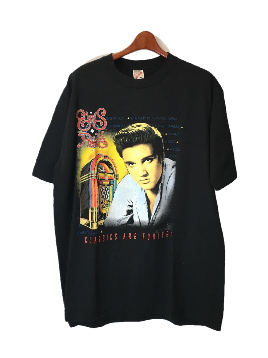 JERZEES◆90s/USA製/Elvis Presley/エルヴィスプレスリー/1992年コピーライト/Tシャツ/XL