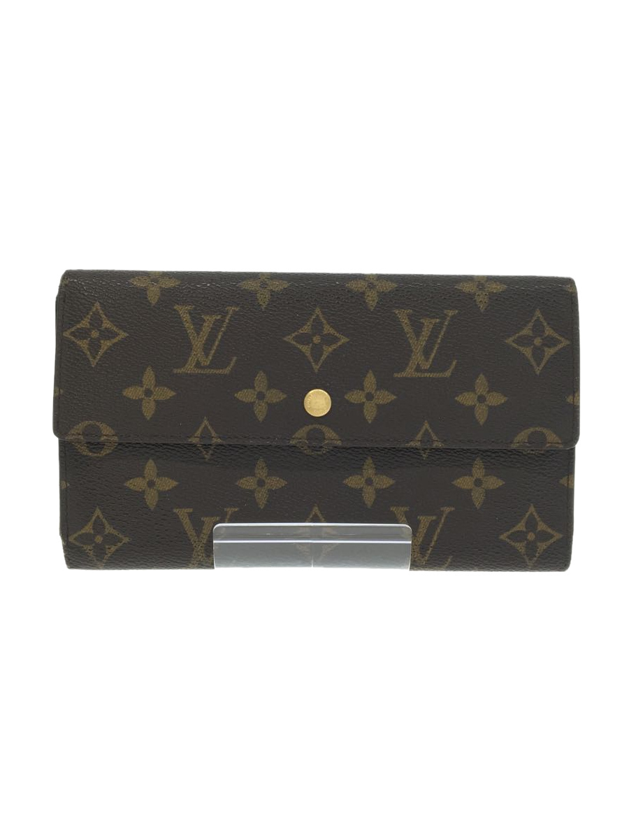LOUIS VUITTON◇ポルト・トレゾールインターナショナル_モノグラム_BRW