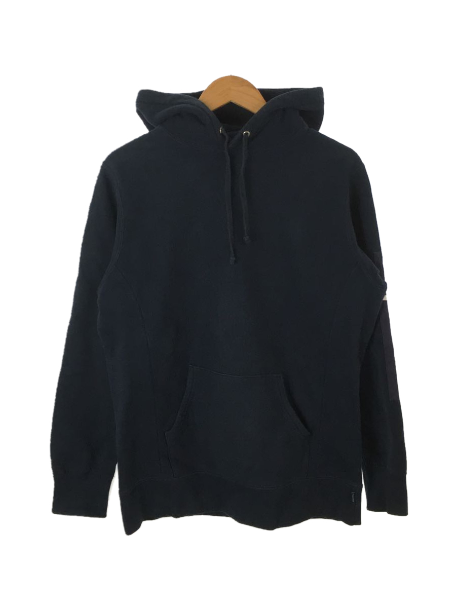 Supreme◆17SS/Sleeve Patch Hooded Sweatshirt/パーカー/M/NVY