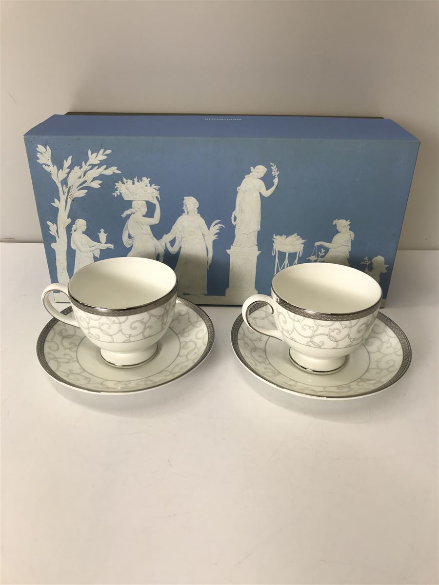 WEDGWOOD◆カップ&ソーサー/4点セット/WHT