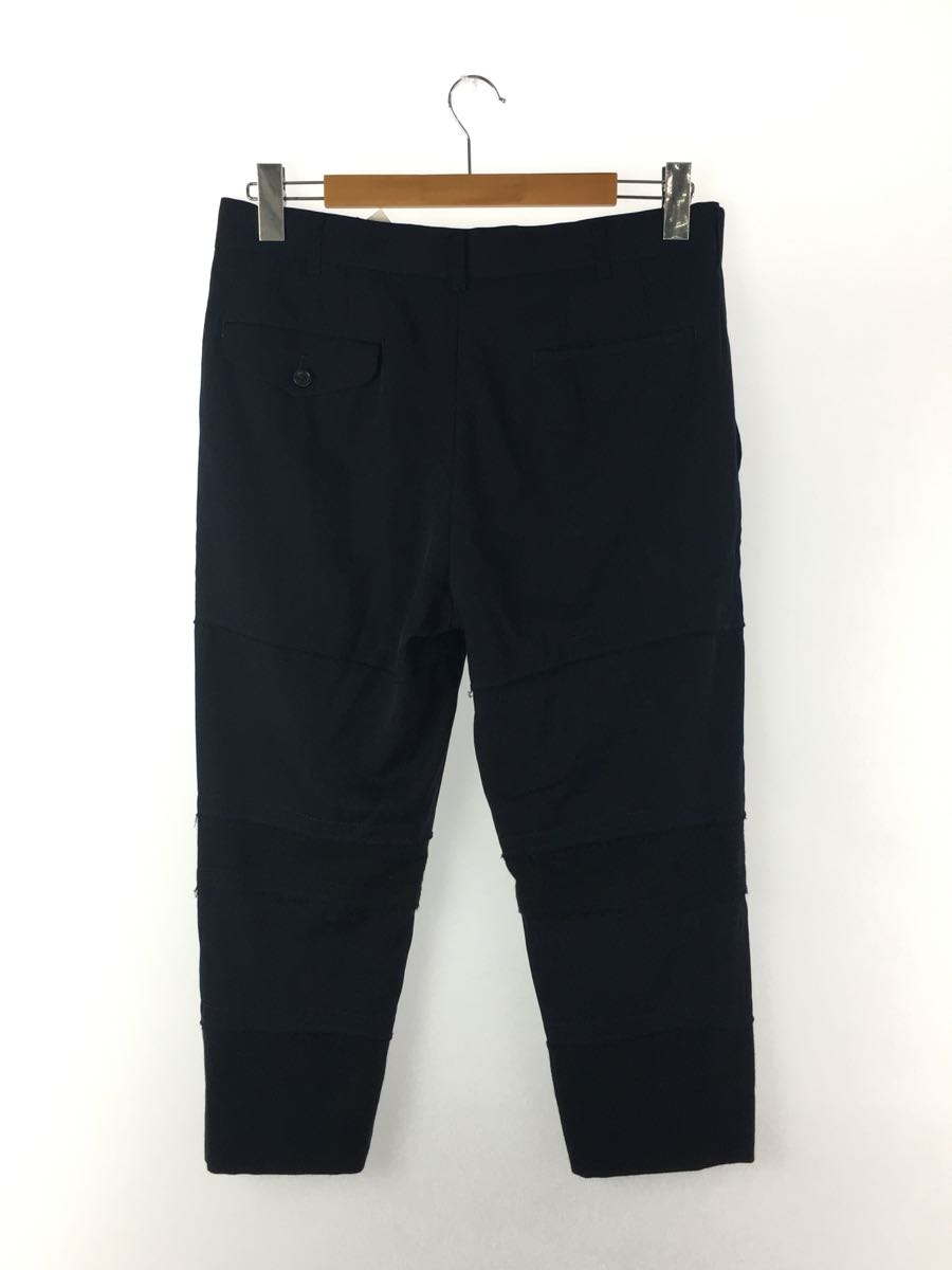 COMME des GARCONS HOMME PLUS◇スラックス/M/ウール/BLK/無地