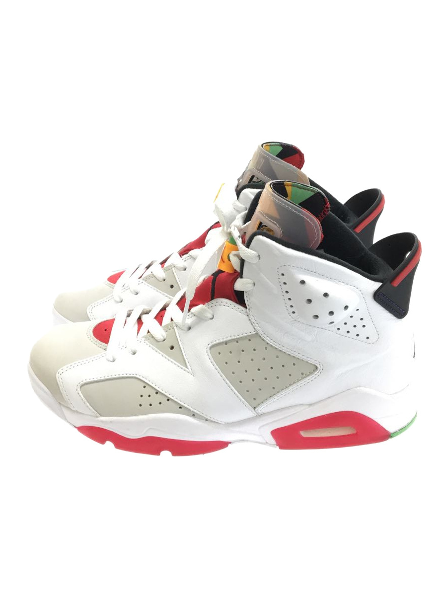NIKE◇AIR JORDAN 6 RETRO_エアジョーダン6 レトロ/27.5/ホワイト