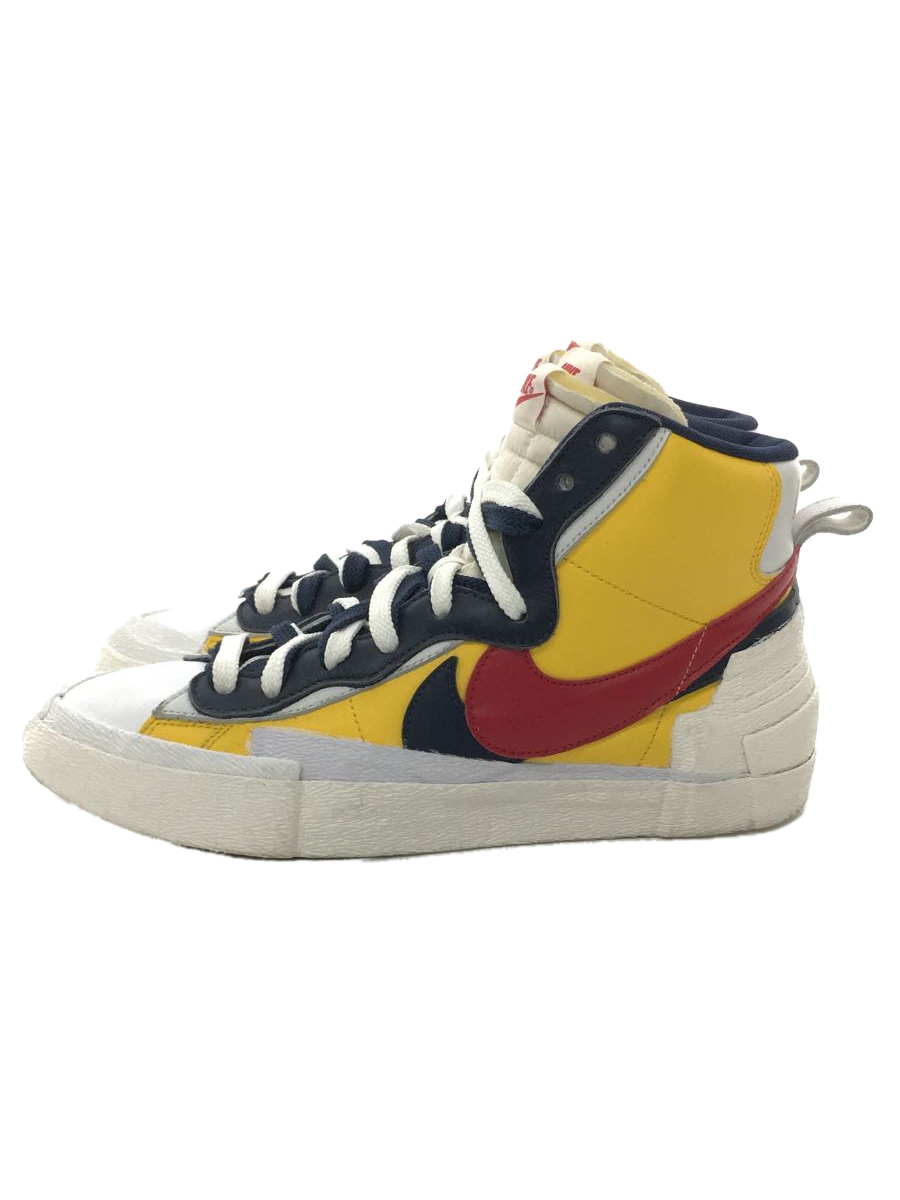 NIKE◇BLAZER MID SACAI/ブレーザーミッドサカイ/イエロー/BV0072-700
