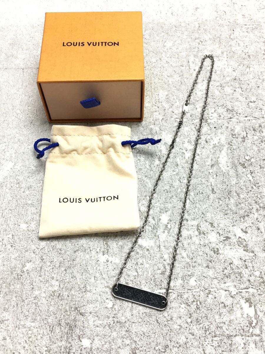 LOUIS VUITTON◇コリエ・チェーンモノグラム_SLV/-/SLV/レディース www