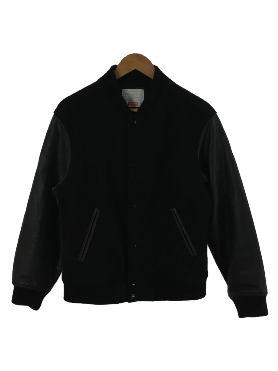 Supreme◇スタジャン/S/ウール/BLK18AW/Motion Logo Varsity Jacket
